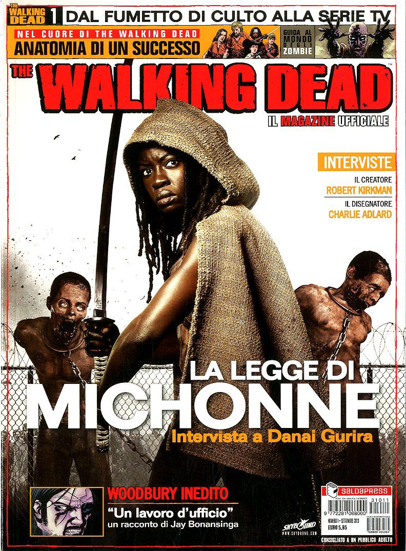 THE WALKING DEAD la rivista ufficiale 1-SALDAPRESS- nuvolosofumetti.