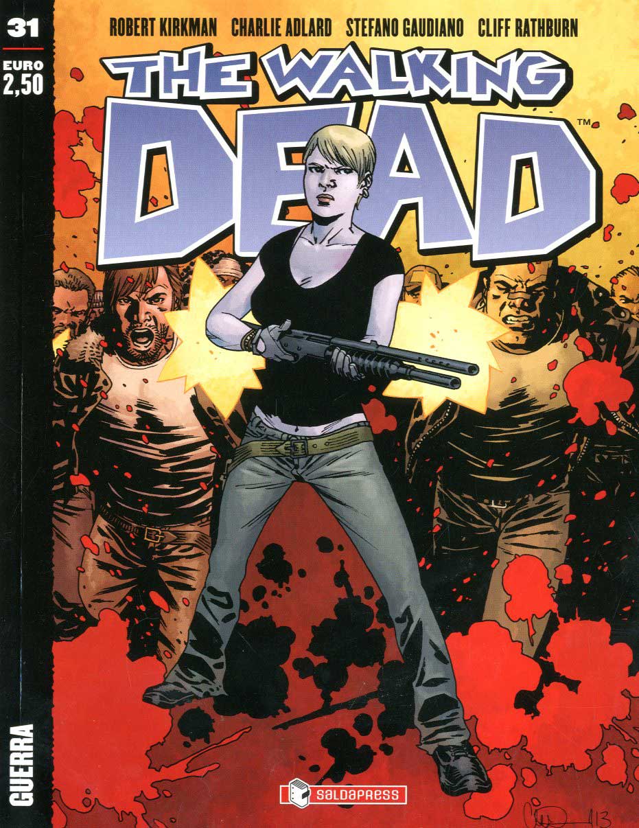 THE WALKING DEAD ed. economica 32 cover b-SALDAPRESS- nuvolosofumetti.