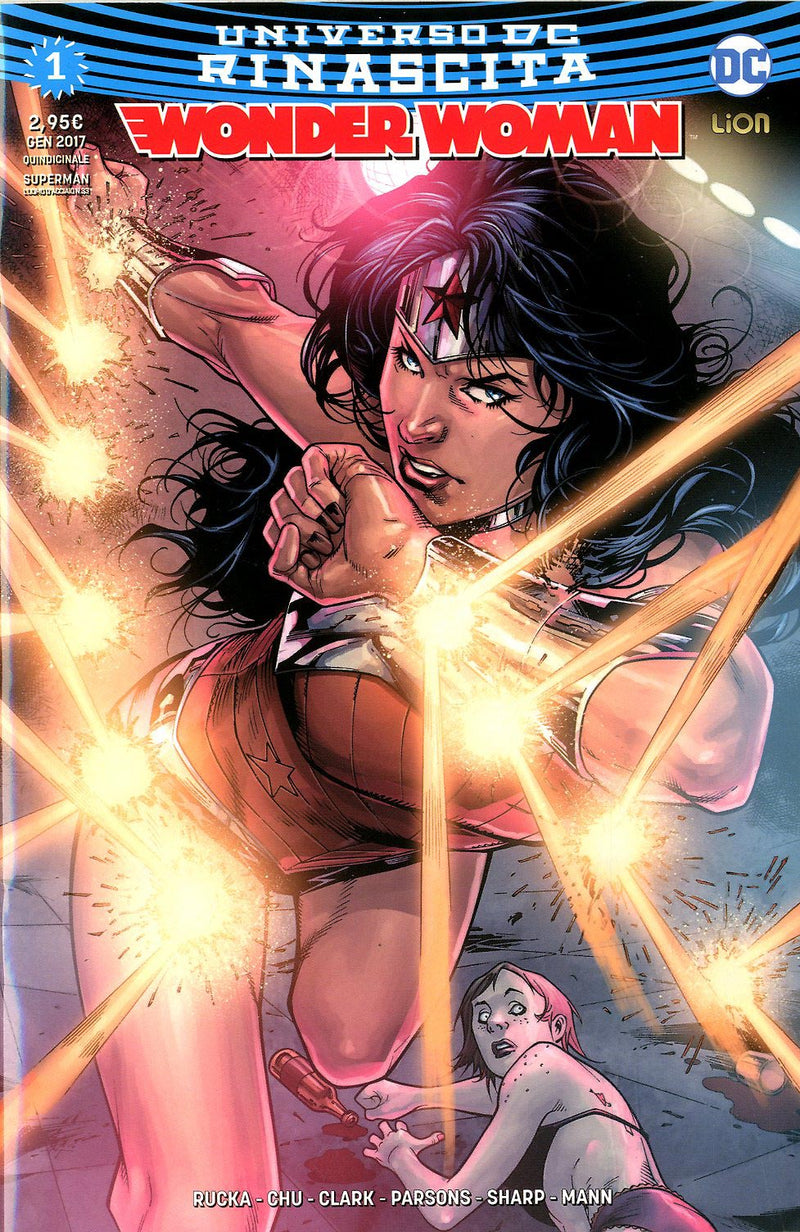 Wonder Woman rinascita # 1 variant 1-LION- nuvolosofumetti.