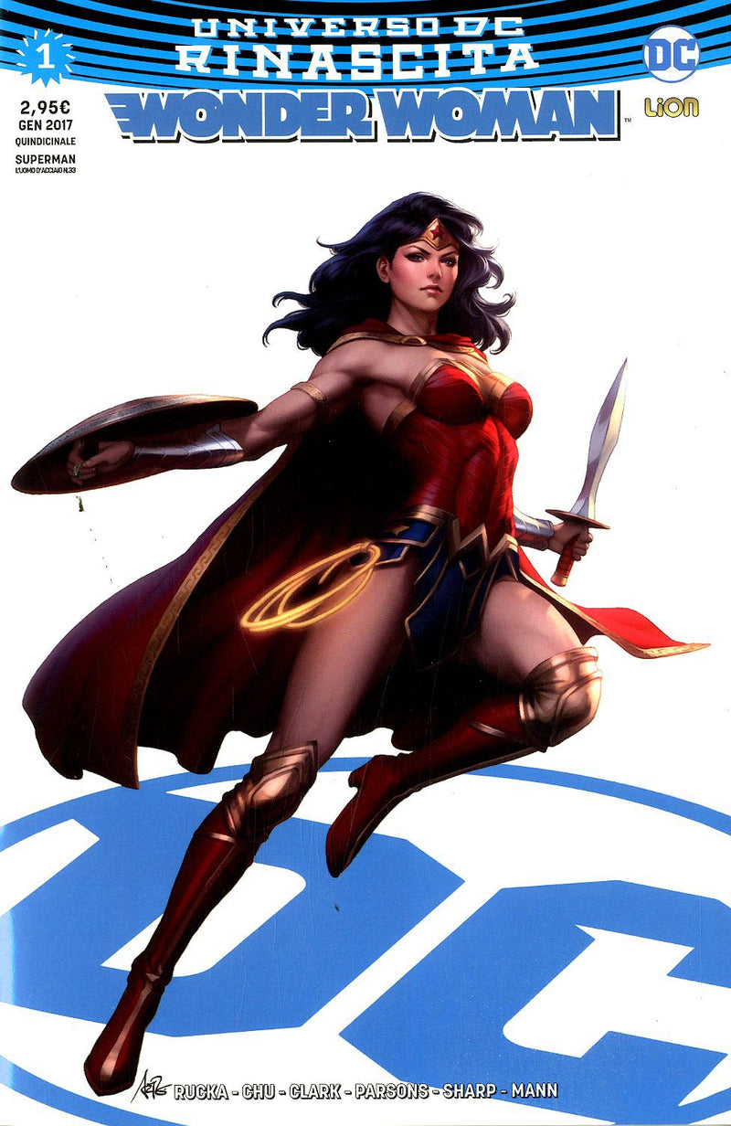 Wonder Woman rinascita # 1 ultravariant 1-LION- nuvolosofumetti.