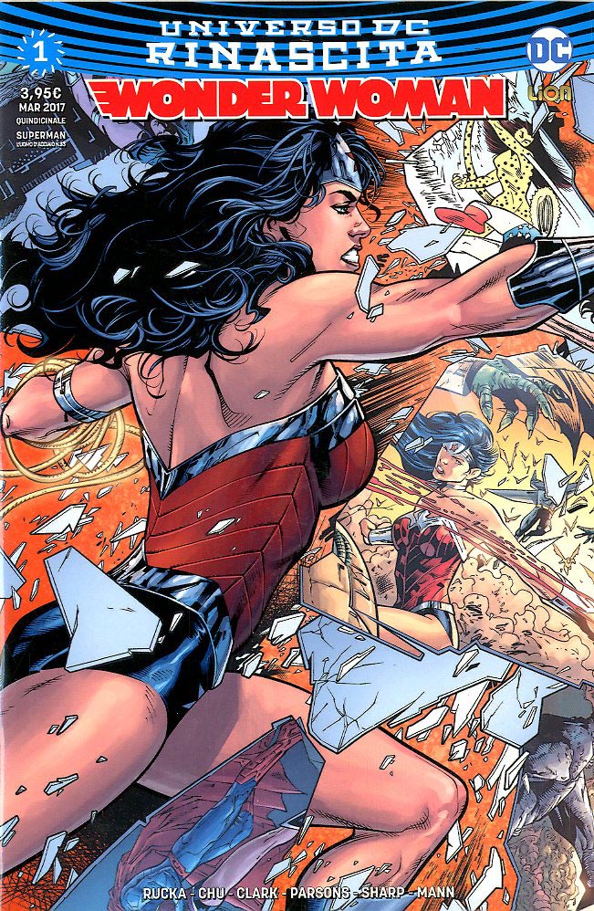 Wonder Woman rinascita # 1 ristampa 1-LION- nuvolosofumetti.