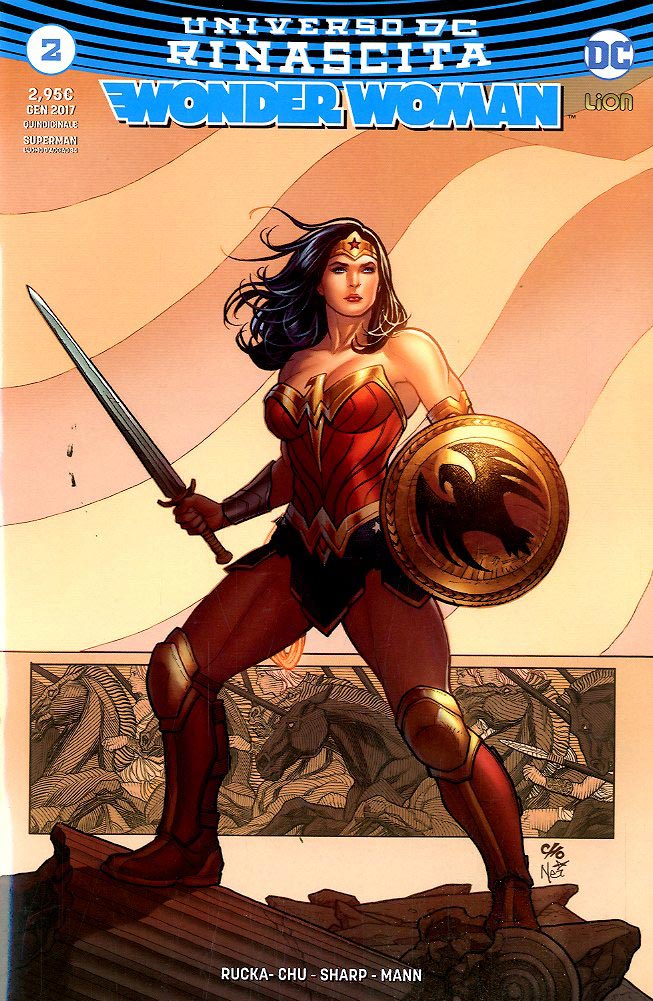 Wonder Woman rinascita # 2 ultravariant 1-LION- nuvolosofumetti.