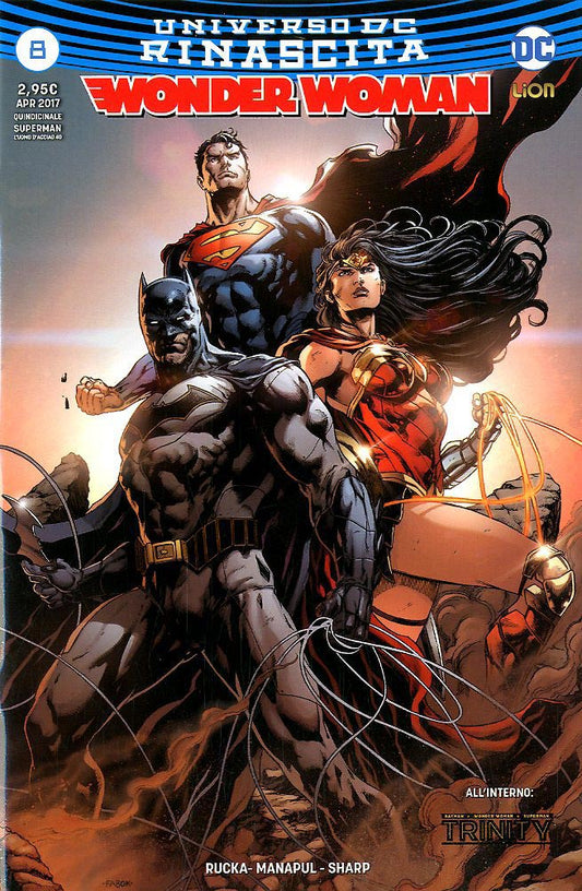 Wonder Woman rinascita # 8 Variant 8-LION- nuvolosofumetti.