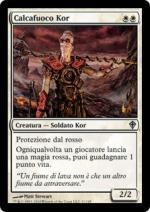 Calcafuoco Kor  Worldwake 11-Wizard of the Coast- nuvolosofumetti.