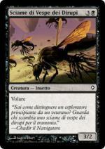Sciame di Vespe dei Dirupi  Worldwake 58-Wizard of the Coast- nuvolosofumetti.