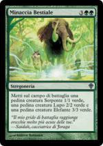 Minaccia Bestiale  Worldwake 97-Wizard of the Coast- nuvolosofumetti.