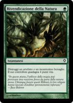 Rivendicazione della Natura  Worldwake 108-Wizard of the Coast- nuvolosofumetti.