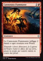 Cannonata Fiammante  Ixalan 143-Wizard of the coast- nuvolosofumetti.