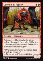 Cucciolo di Raptor  Ixalan 155-Wizard of the coast- nuvolosofumetti.