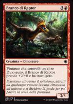 Branco di Raptor  Ixalan 168-Wizard of the coast- nuvolosofumetti.