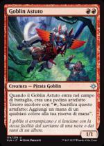 Goblin Astuto  Ixalan 174-Wizard of the coast- nuvolosofumetti.