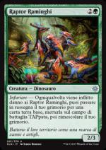 Raptor Raminghi  Ixalan 201-Wizard of the coast- nuvolosofumetti.