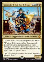 Ammiraglio Beckett Cuor di Bronzo  Ixalan 217-Wizard of the coast- nuvolosofumetti.
