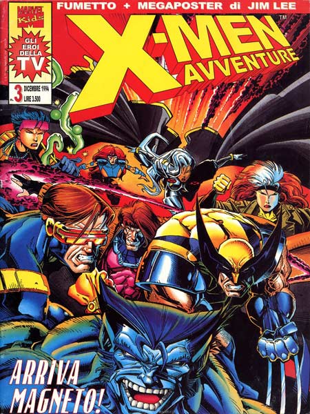 X-men avventure Sequenza dal n. 1 al n. 7  Edizioni Marvel Italia-COMPLETE E SEQUENZE- nuvolosofumetti.