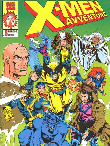 X-men avventure Sequenza dal n. 1 al n. 7  Edizioni Marvel Italia-COMPLETE E SEQUENZE- nuvolosofumetti.