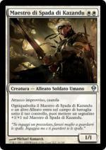 Maestro di Spada di Kazandu   zendikar 16-Wizard of the Coast- nuvolosofumetti.