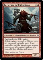 Berserker dell'Altopiano   zendikar 132-Wizard of the Coast- nuvolosofumetti.
