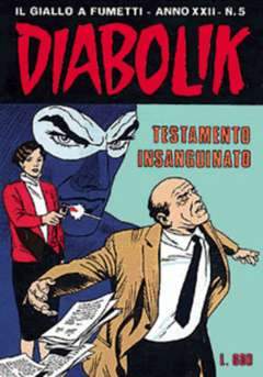 DIABOLIK ANNO 22 5-ASTORINA- nuvolosofumetti.