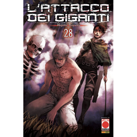 L'attacco dei Giganti ristampa 28, PANINI COMICS, nuvolosofumetti,