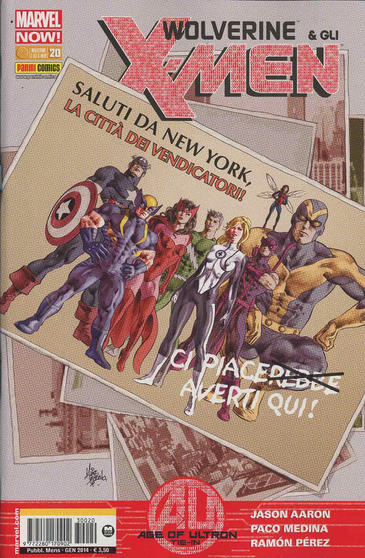 Wolverine e gli X-Men 20, PANINI COMICS, nuvolosofumetti,