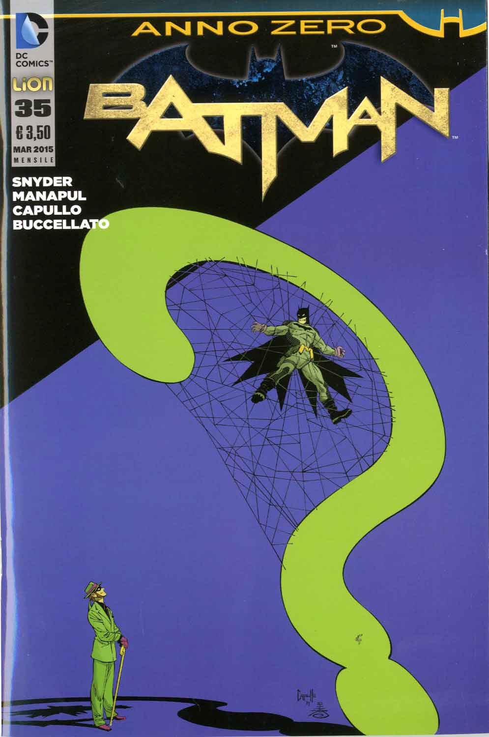 BATMAN serie new 52 35-LION- nuvolosofumetti.