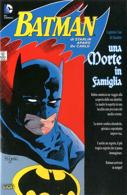 MDFR MINISERIE M 1 - BATMAN UNA MORTE IN FAMIGLIA 1 1-LION- nuvolosofumetti.