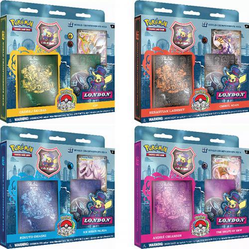 Pokemon World Championship Mazzi lotta 4 colori