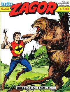 TUTTO ZAGOR 223-SERGIO BONELLI EDITORE- nuvolosofumetti.