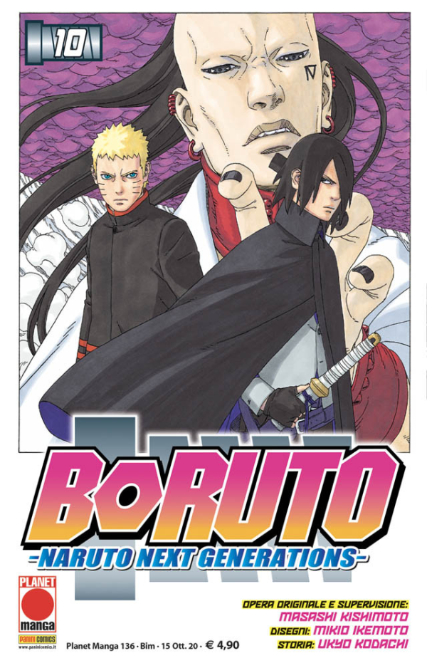 Boruto Naruto next generation 10, PANINI COMICS, nuvolosofumetti,