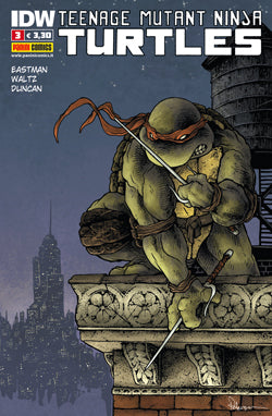 TEENAGE MUTANT NINJA TURTLES MAGAZINE 3-PANINI COMICS- nuvolosofumetti.