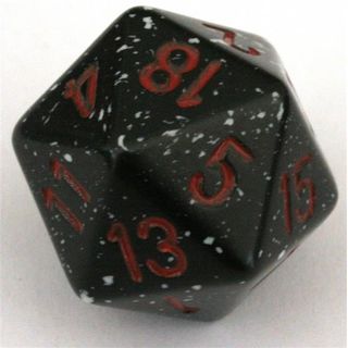 Dado 34mm D20 Speckled Space