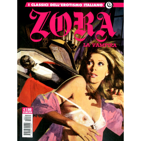 I CLASSICI DELL`EROTISMO ITALIANO 1 ZORA LA VAMPIRA 1, EDITORIALE COSMO, nuvolosofumetti,