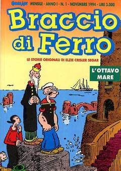 BRACCIO DI FERRO 1-COMIC ART- nuvolosofumetti.