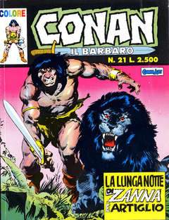 CONAN IL BARBARO COLORI 21-COMIC ART- nuvolosofumetti.