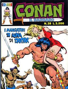 CONAN IL BARBARO COLORI 28-COMIC ART- nuvolosofumetti.