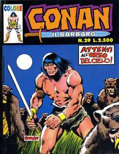 CONAN IL BARBARO COLORI 29-COMIC ART- nuvolosofumetti.
