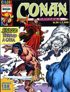 CONAN IL BARBARO COLORI 59-COMIC ART- nuvolosofumetti.