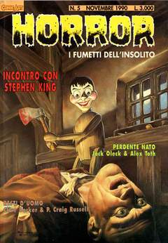 HORROR 5-COMIC ART- nuvolosofumetti.