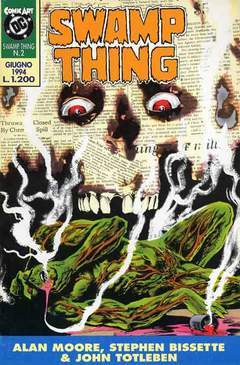 SWAMP THING 2-COMIC ART- nuvolosofumetti.