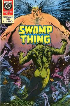 SWAMP THING 5-COMIC ART- nuvolosofumetti.