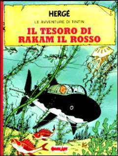 TIN TIN -  IL TESORO DI RAKAM IL ROSSO-COMIC ART- nuvolosofumetti.