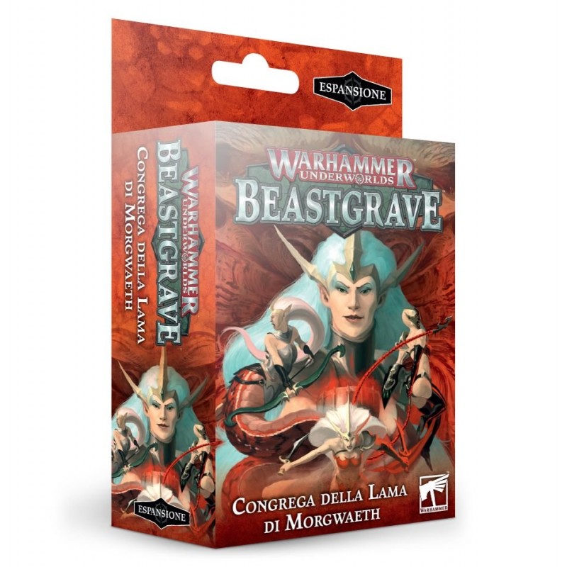 Beastgrave Warhammer Underworlds CONGREGA DELLA LAMA DI MORGWAETH, GAMES WORKSHOP, nuvolosofumetti,