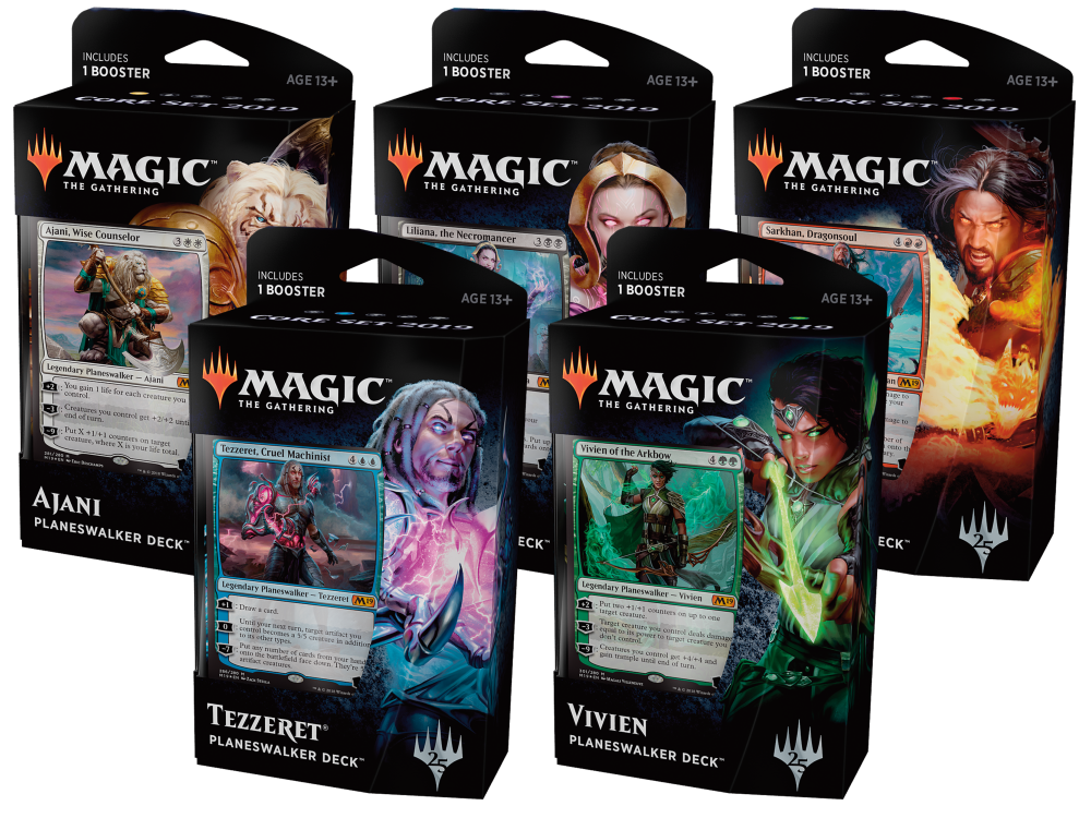 Magic Core set 2019 planeswalker deck-wizard of the coast- nuvolosofumetti.