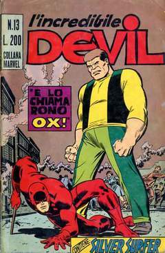 DEVIL 13-CORNO- nuvolosofumetti.