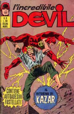 DEVIL 19-CORNO- nuvolosofumetti.