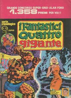 FANTASTICI QUATTRO GIGANTE 33-CORNO- nuvolosofumetti.