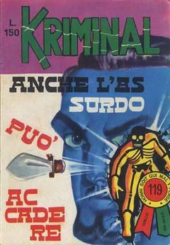KRIMINAL 119-CORNO- nuvolosofumetti.