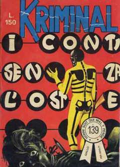 KRIMINAL 139-CORNO- nuvolosofumetti.