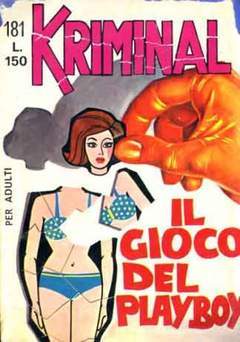 KRIMINAL 181-CORNO- nuvolosofumetti.