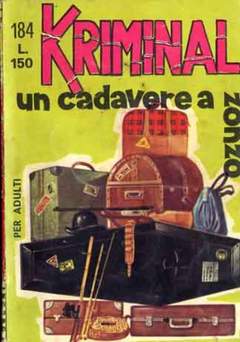 KRIMINAL 184-CORNO- nuvolosofumetti.